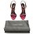 Sandali in pelle rossa effetto coccodrillo Tom Ford Padlock Rosso - vista 8