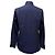 Camicia a maniche lunghe Tom Ford in cotone blu navy - vista 3