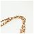 CHANEL Borsa a Spalla Matelassé in Tela Oro Rosa CC Auth 96691SM D'oro - vista 15