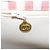 CHANEL Borsa a Spalla Matelassé in Tela Oro Rosa CC Auth 96691SM D'oro - vista 26