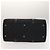 Borsa a spalla MCM Vicetos Logogram Nylon 2way Nero Oro Auth 128228 D'oro - vista 5