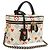 LOUIS VUITTON Monogram Game On Vanity PM Borsa a Mano Bianca M57458 LV Auth 95387SM Bianco