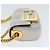Fendi Bolsa de ombro em lona Zucca Nano Baguette em couro branco Auth 47061V - vista 3