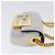 Fendi Bolsa de ombro em lona Zucca Nano Baguette em couro branco Auth 47061V - vista 4