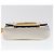 Fendi Bolsa de ombro em lona Zucca Nano Baguette em couro branco Auth 47061V - vista 5