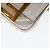 Fendi Bolsa de ombro em lona Zucca Nano Baguette em couro branco Auth 47061V - vista 8