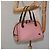 Borsa a mano Burberry Blue Label in tela rosa Auth ti2936 - vista 22