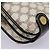Céline Bolso de Accesorios de Lona Macadam CELINE PVC Cuero Blanco Oro Auth 93826AV Dorado - vista 15