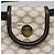 Céline Bolso de Accesorios de Lona Macadam CELINE PVC Cuero Blanco Oro Auth 93826AV Dorado - vista 20