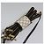 Céline Bolso de Accesorios de Lona Macadam CELINE PVC Cuero Blanco Oro Auth 93826AV Dorado - vista 6