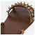 Sandali GUCCI Legno Metallo 6 1/2 Marrone Oro Argento 563515 Auth bs19479V D'oro - vista 10