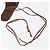 Sandali GUCCI Legno Metallo 6 1/2 Marrone Oro Argento 563515 Auth bs19479V D'oro - vista 13