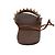 Sandali GUCCI Legno Metallo 6 1/2 Marrone Oro Argento 563515 Auth bs19479V D'oro - vista 3