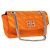 BB Round Balenciaga Borsa a spalla rotonda Chain BB in nylon arancione 501681 Auth bs19960V