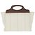 PRADA Borsa Canapalage in Tela Bianca Argento 1BG350 Auth 101308SV Bianco - vista 2