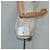 Burberry Borsa a spalla TB Chain in pelle bianca e gialla Auth 102462V Bianco Giallo - vista 23