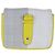 Burberry Borsa a spalla TB Chain in pelle bianca e gialla Auth 102462V Bianco Giallo - vista 3