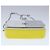Burberry Borsa a spalla TB Chain in pelle bianca e gialla Auth 102462V Bianco Giallo - vista 9