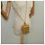 Borsa a Spalla in Tela Trotter Christian Dior Gialla Argento Auth 100623V Giallo - vista 21