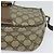 Borsa a Spalla GUCCI GG Supreme Web Sherry Line PVC Beige Oro Rosso Auth ep9570 D'oro - vista 14