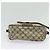 Borsa a Spalla GUCCI GG Supreme Web Sherry Line PVC Beige Oro Rosso Auth ep9570 D'oro - vista 5