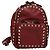 Roter Leder-Rucksack VALENTINO Auth bs23660V - Ansicht 14