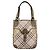 Burberry Borsa Tote Nova Check in PVC Rosa Auth BD898 - vista 2