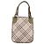 Burberry Borsa Tote Nova Check in PVC Rosa Auth BD898 - vista 3
