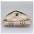 Burberry Borsa Tote Nova Check in PVC Rosa Auth BD898 - vista 9