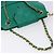 CHANEL Borsa a Mano con Catena in Pelle di Agnello Verde Oro CC Auth gh309 D'oro - vista 6