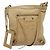 Balenciaga Borsa a spalla piatta classica in pelle beige Auth bs27986