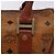 Borsa Boston MCM Logogram Vicetos in pelle PVC marrone e oro Auth bs27984 D'oro - vista 10
