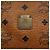Borsa Boston MCM Logogram Vicetos in pelle PVC marrone e oro Auth bs27984 D'oro - vista 12