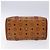 Borsa Boston MCM Logogram Vicetos in pelle PVC marrone e oro Auth bs27984 D'oro - vista 5