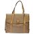 Céline Borsa a mano in tela Macadam CELINE PVC beige oro Auth bs27832 D'oro - vista 13