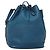 LOUIS VUITTON Sac à épaule Epi Noe Bleu Toledo M44005 LV Auth gh458