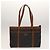 BALLY Borsa a Mano in Pelle PVC 2 Set Nero Marrone Oro Auth 131567 D'oro - vista 2