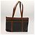 BALLY Borsa a Mano in Pelle PVC 2 Set Nero Marrone Oro Auth 131567 D'oro - vista 3