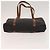 BALLY Borsa a Mano in Pelle PVC 2 Set Nero Marrone Oro Auth 131567 D'oro - vista 7