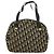 Christian Dior Trotter Canvas Handtasche Navy Gold Auth bs27680 Golden Marineblau - Ansicht 2