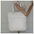 Borsa tote in tela Trotter Christian Dior bianca argento Auth mr1118V - vista 21