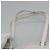 Borsa tote in tela Trotter Christian Dior bianca argento Auth mr1118V - vista 8
