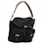 Borsa a Spalla PRADA Nylon Nero Oro Auth BD928V D'oro