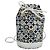 Céline Borsa a Spalla CELINE in Tela Blu Beige Bianco Auth EC472V