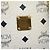 MCM Vicetos Logogram Borsa a Mano PVC Pelle 2in1 Bianco Oro Auth 115026 - vista 15