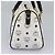 MCM Vicetos Logogram Borsa a Mano PVC Pelle 2in1 Bianco Oro Auth 115026 - vista 5