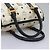 MCM Vicetos Logogram Borsa a Mano PVC Pelle 2in1 Bianco Oro Auth 115026 - vista 7