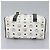 MCM Vicetos Logogram Borsa a Mano PVC Pelle 2in1 Bianco Oro Auth 115026 - vista 9