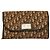 Borsa a spalla in tela Trotter Christian Dior marrone oro Auth 117785 D'oro - vista 2