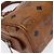 Borsa MCM Logogram Vicetos in pelle PVC marrone oro Auth 131735 D'oro - vista 14